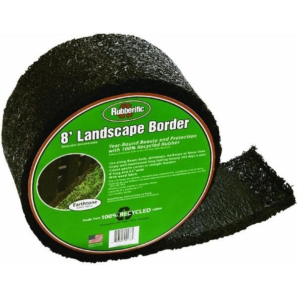 International Mulch Co Rubberific Border Lawn Edging BORDERET Zoro